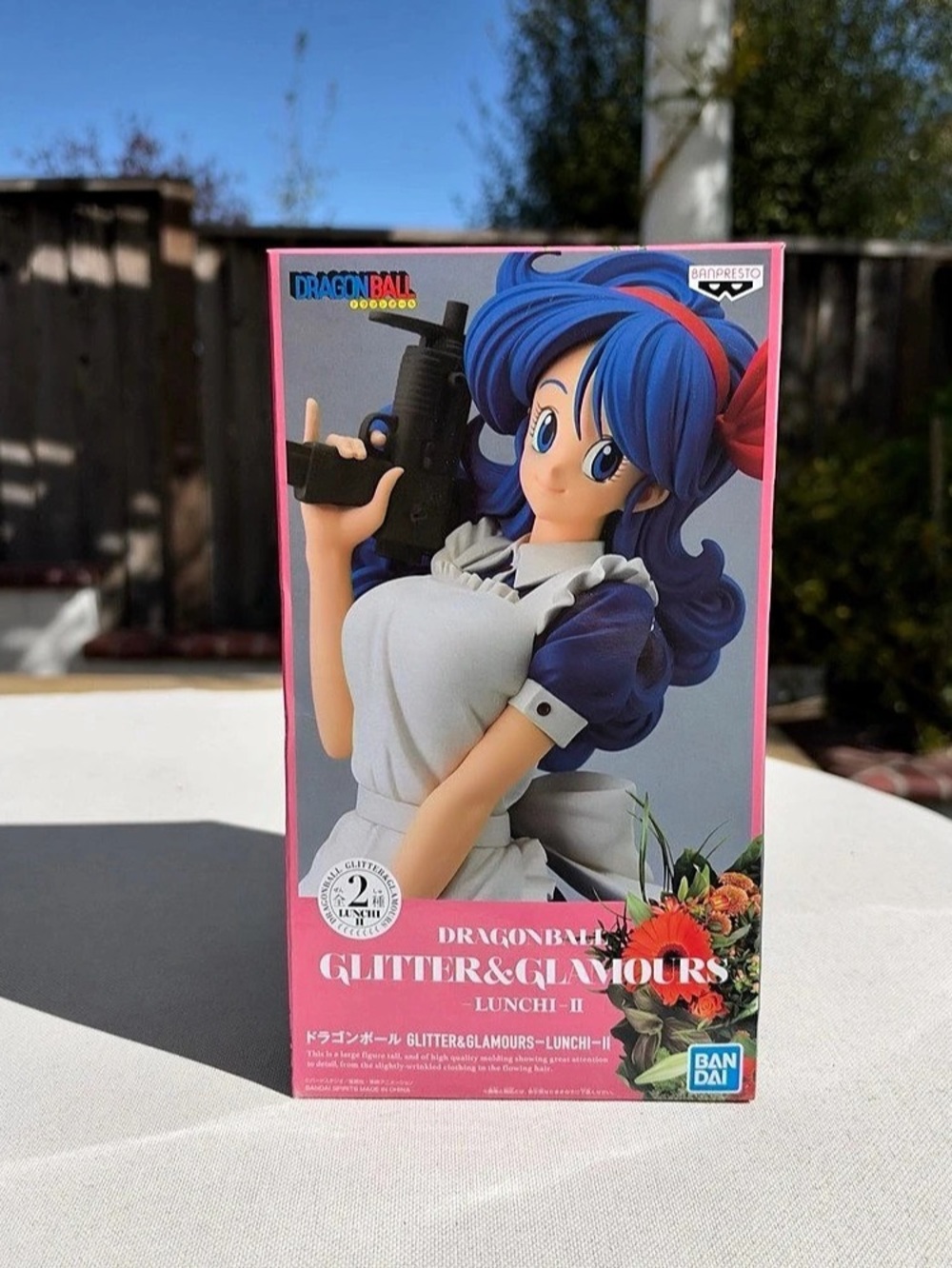 Dragon Ball Launch Blue Hair Glitter & Glamours Banpresto Figure